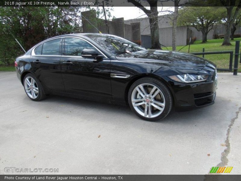 Narvik Black / Ebony 2018 Jaguar XE 30t Prestige