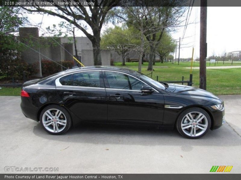 Narvik Black / Ebony 2018 Jaguar XE 30t Prestige