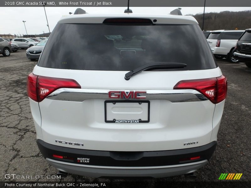 White Frost Tricoat / Jet Black 2018 GMC Acadia SLE AWD