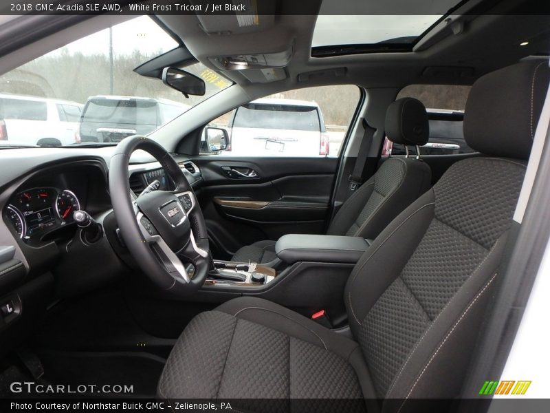White Frost Tricoat / Jet Black 2018 GMC Acadia SLE AWD