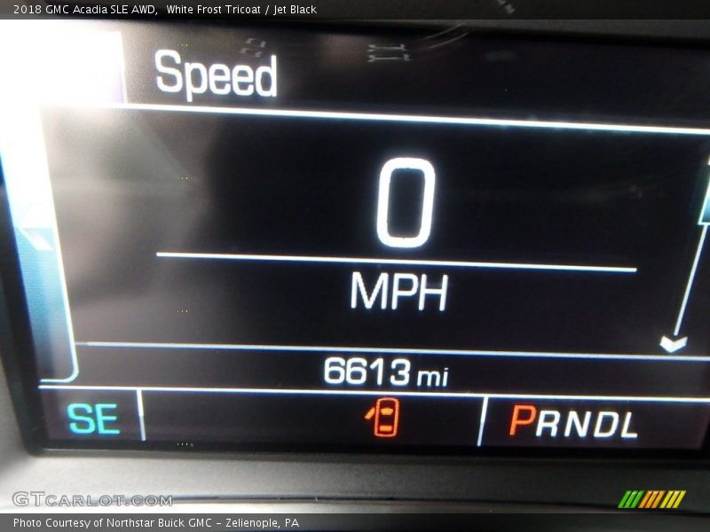 White Frost Tricoat / Jet Black 2018 GMC Acadia SLE AWD