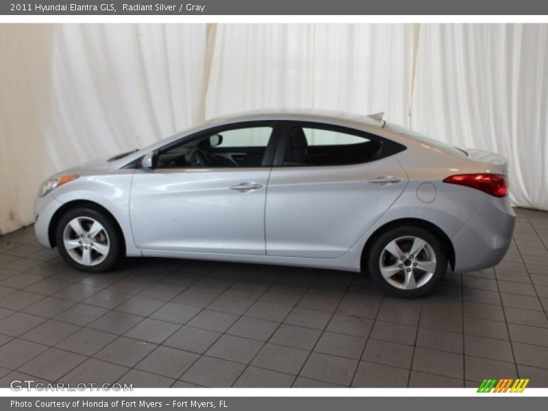 Radiant Silver / Gray 2011 Hyundai Elantra GLS