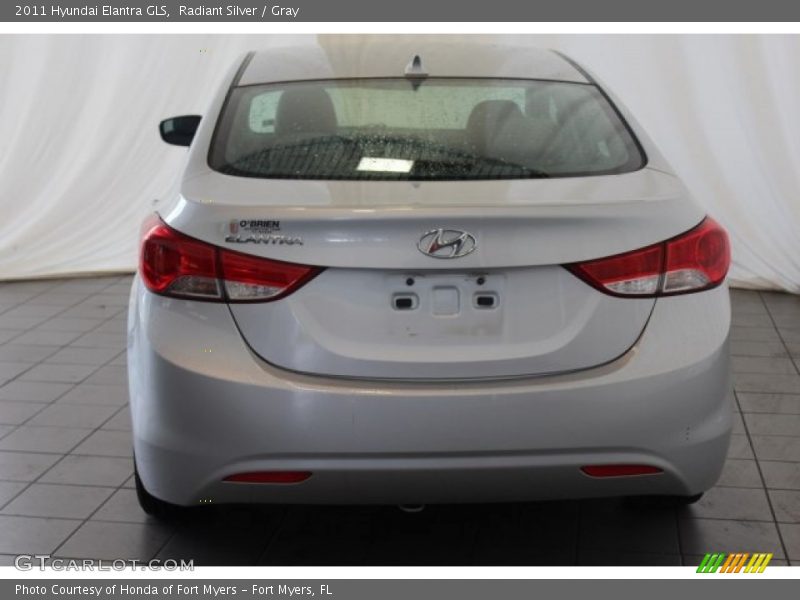 Radiant Silver / Gray 2011 Hyundai Elantra GLS