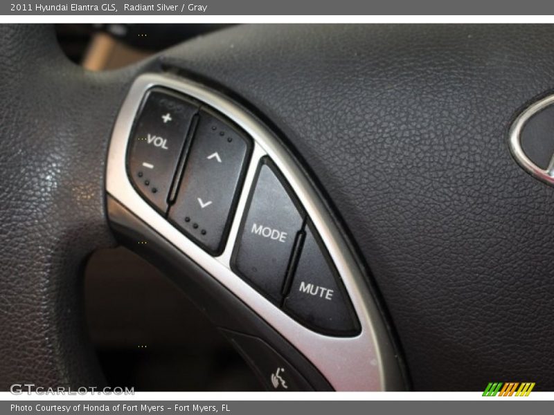 Radiant Silver / Gray 2011 Hyundai Elantra GLS