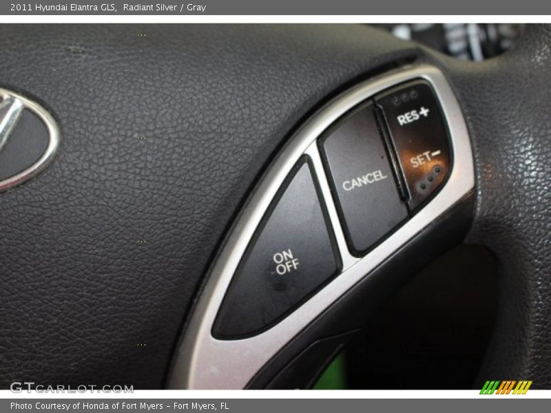 Radiant Silver / Gray 2011 Hyundai Elantra GLS