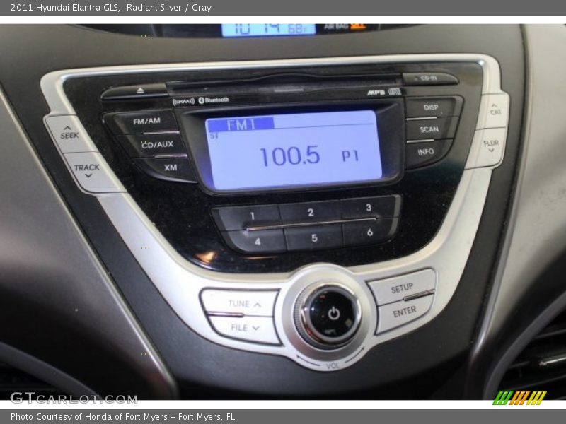 Radiant Silver / Gray 2011 Hyundai Elantra GLS