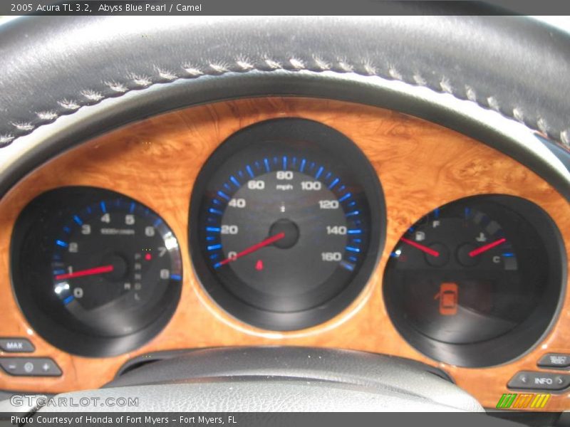 Abyss Blue Pearl / Camel 2005 Acura TL 3.2