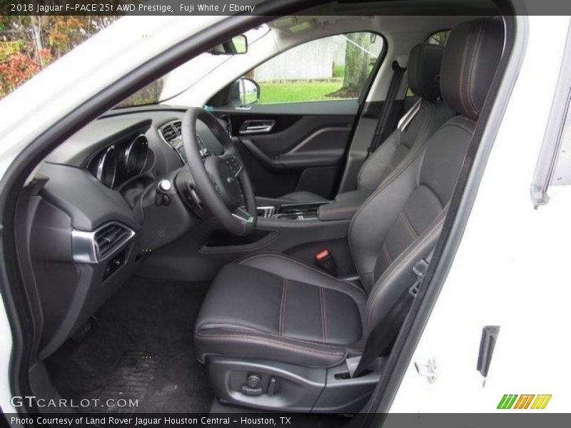 Fuji White / Ebony 2018 Jaguar F-PACE 25t AWD Prestige