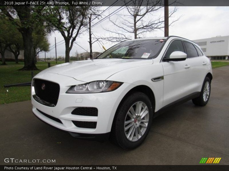 Fuji White / Ebony 2018 Jaguar F-PACE 25t AWD Prestige