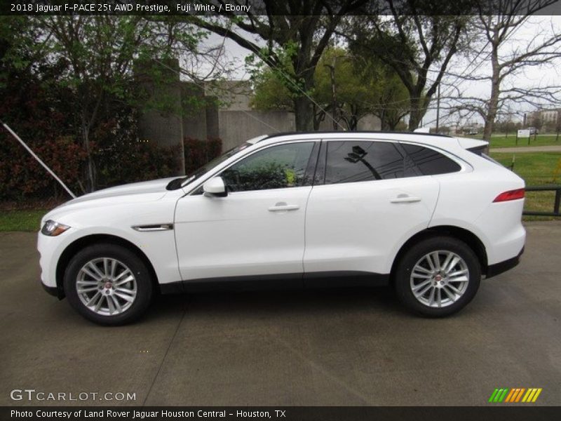 Fuji White / Ebony 2018 Jaguar F-PACE 25t AWD Prestige