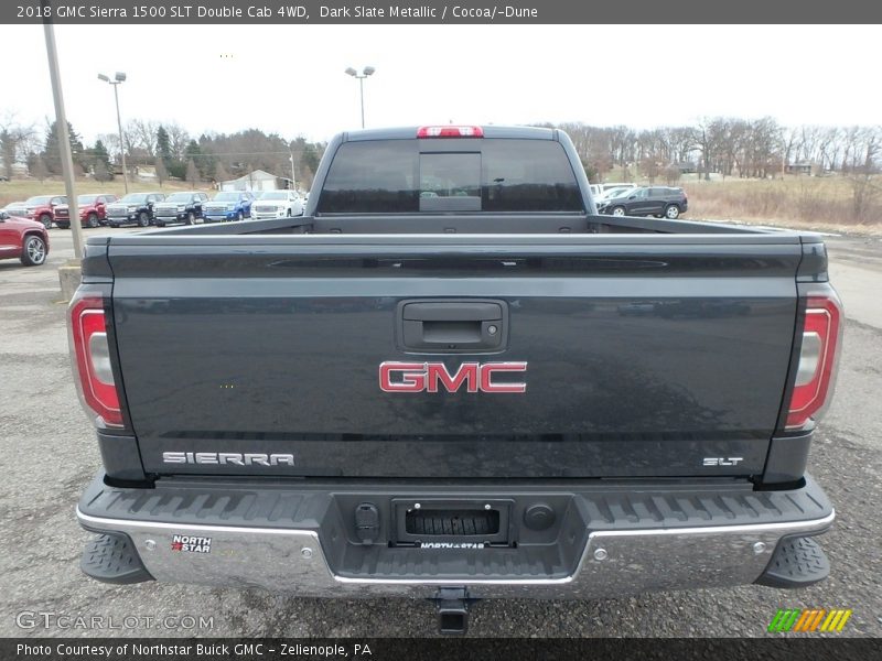 Dark Slate Metallic / Cocoa/­Dune 2018 GMC Sierra 1500 SLT Double Cab 4WD