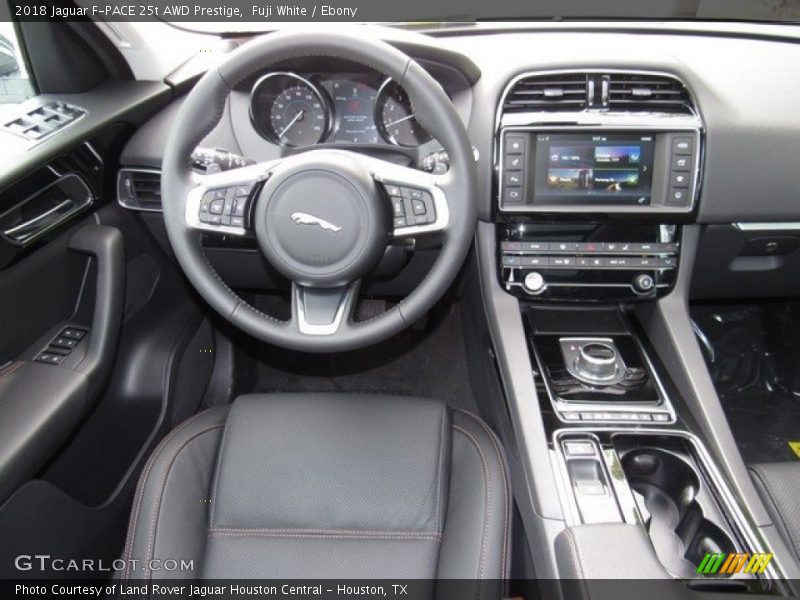 Fuji White / Ebony 2018 Jaguar F-PACE 25t AWD Prestige
