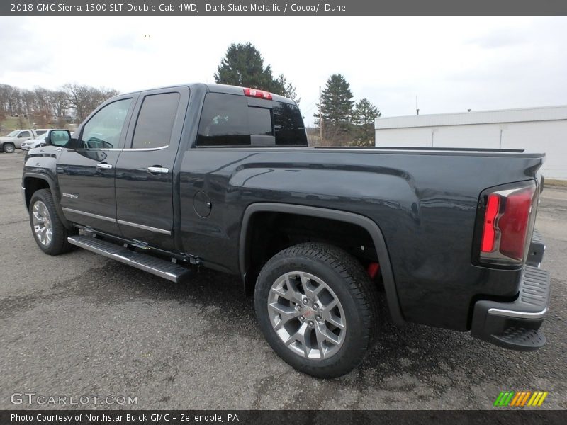 Dark Slate Metallic / Cocoa/­Dune 2018 GMC Sierra 1500 SLT Double Cab 4WD