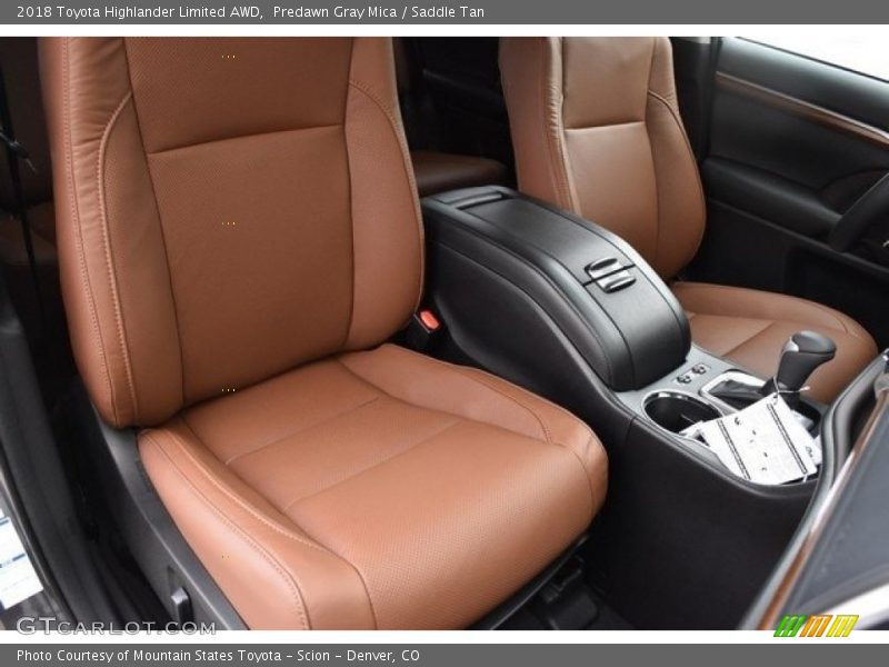 Predawn Gray Mica / Saddle Tan 2018 Toyota Highlander Limited AWD