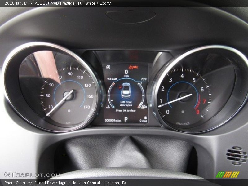 Fuji White / Ebony 2018 Jaguar F-PACE 25t AWD Prestige
