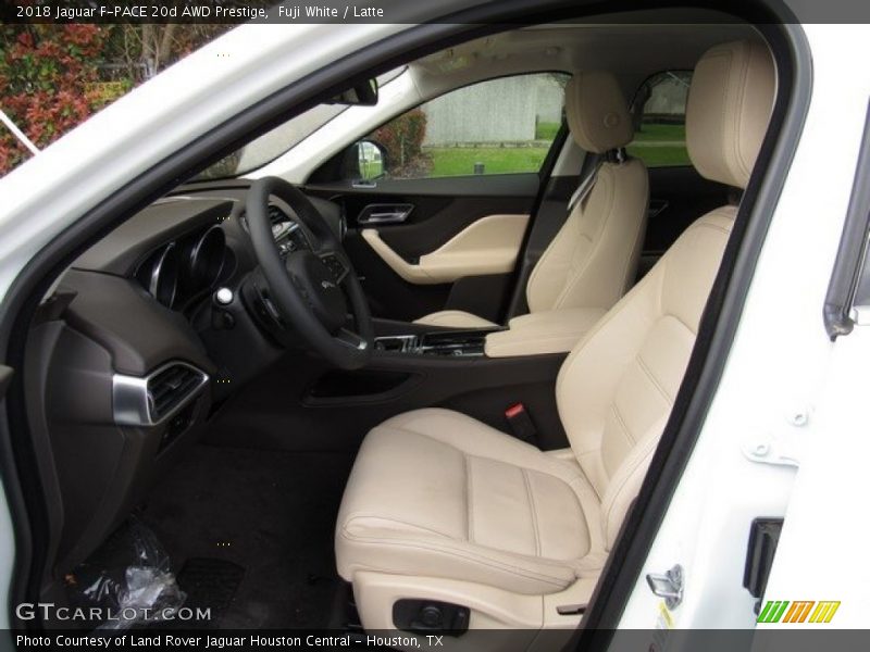 Fuji White / Latte 2018 Jaguar F-PACE 20d AWD Prestige