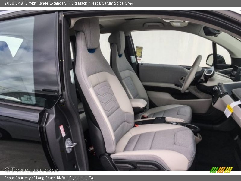 Fluid Black / Mega Carum Spice Grey 2018 BMW i3 with Range Extender