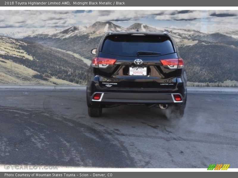 Midnight Black Metallic / Black 2018 Toyota Highlander Limited AWD