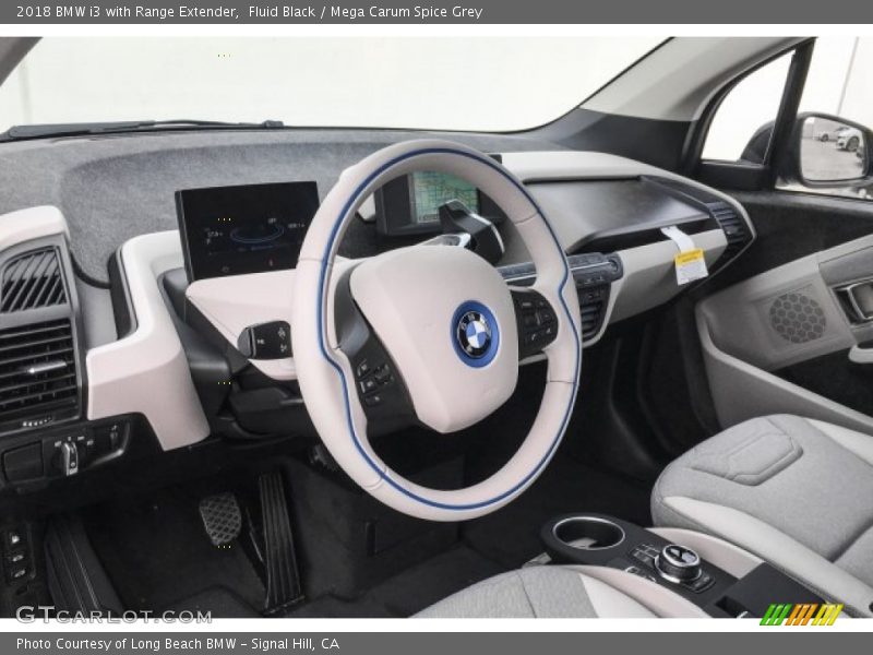 Fluid Black / Mega Carum Spice Grey 2018 BMW i3 with Range Extender