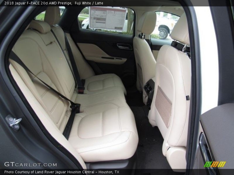 Fuji White / Latte 2018 Jaguar F-PACE 20d AWD Prestige