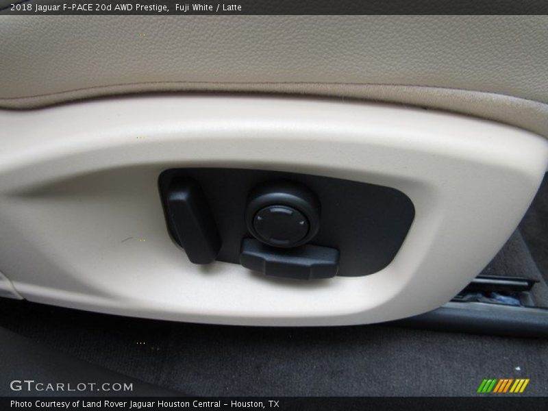 Fuji White / Latte 2018 Jaguar F-PACE 20d AWD Prestige