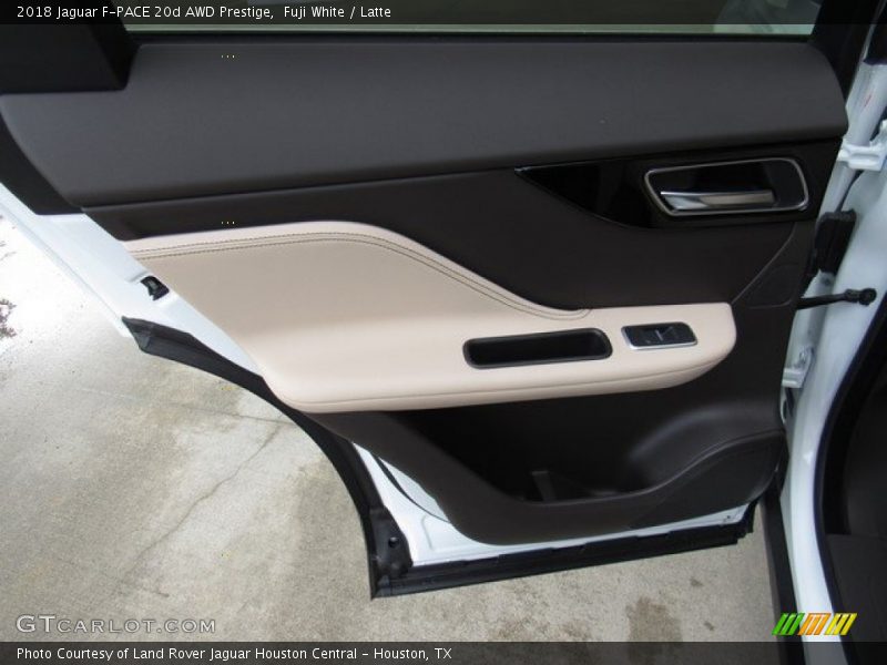 Fuji White / Latte 2018 Jaguar F-PACE 20d AWD Prestige