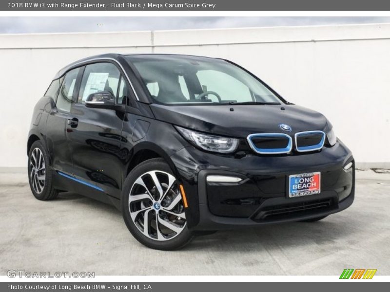 Fluid Black / Mega Carum Spice Grey 2018 BMW i3 with Range Extender
