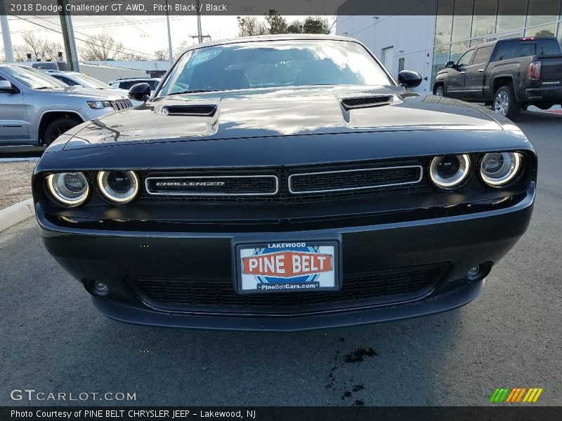 Pitch Black / Black 2018 Dodge Challenger GT AWD