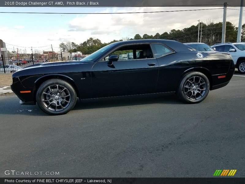 Pitch Black / Black 2018 Dodge Challenger GT AWD