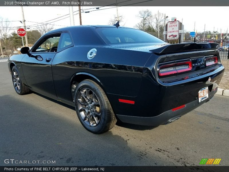 Pitch Black / Black 2018 Dodge Challenger GT AWD