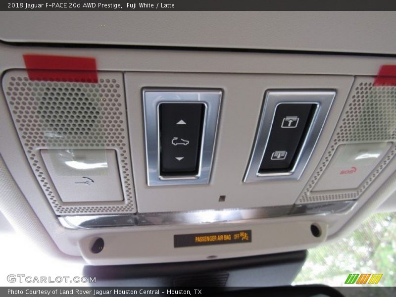 Fuji White / Latte 2018 Jaguar F-PACE 20d AWD Prestige