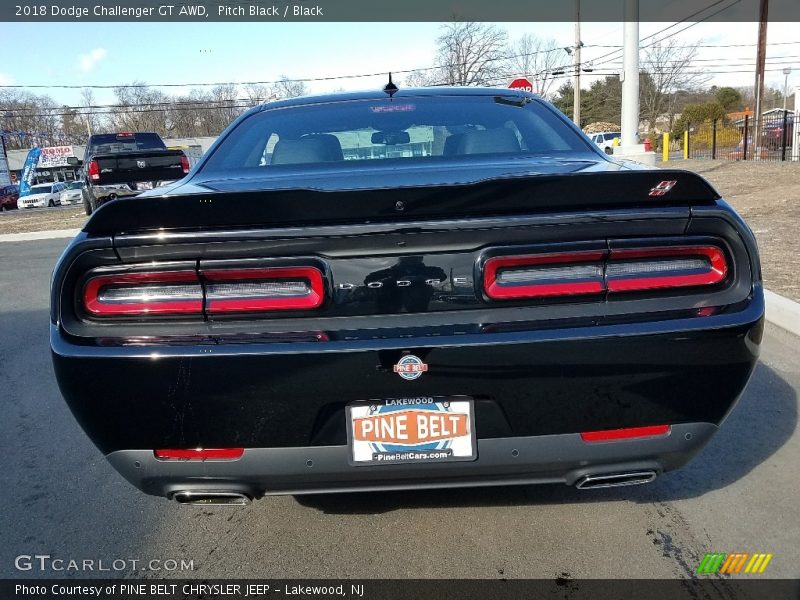 Pitch Black / Black 2018 Dodge Challenger GT AWD