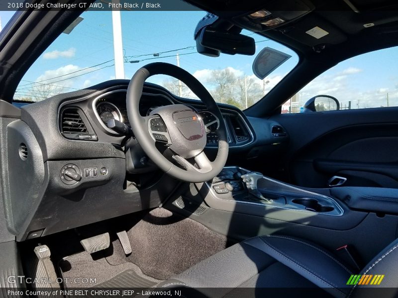 Pitch Black / Black 2018 Dodge Challenger GT AWD