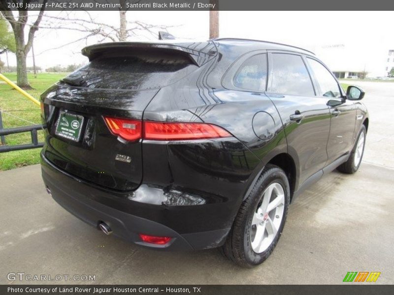 Santorini Black Metallic / Ebony 2018 Jaguar F-PACE 25t AWD Premium