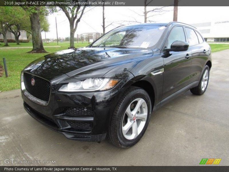 Santorini Black Metallic / Ebony 2018 Jaguar F-PACE 25t AWD Premium