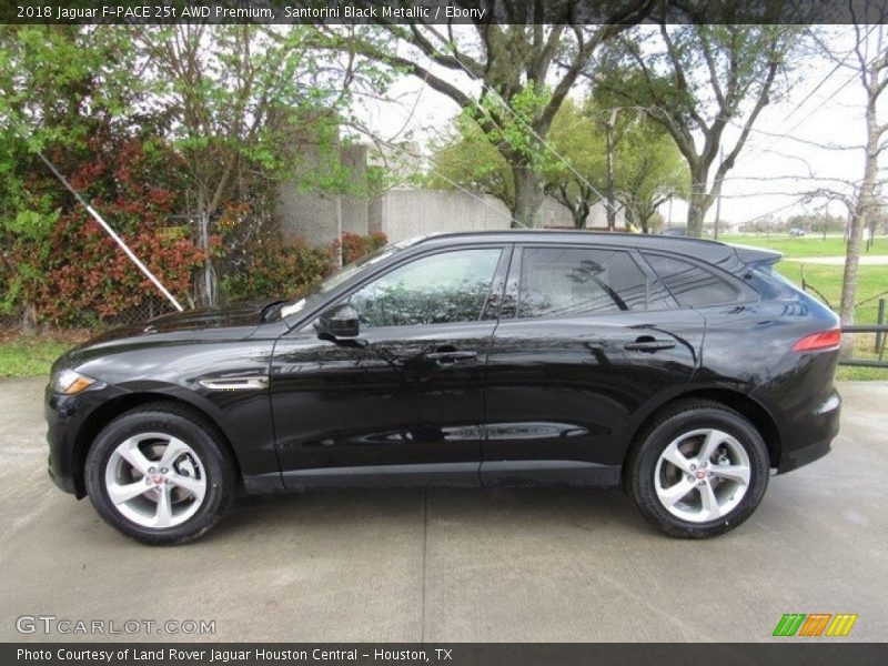 Santorini Black Metallic / Ebony 2018 Jaguar F-PACE 25t AWD Premium