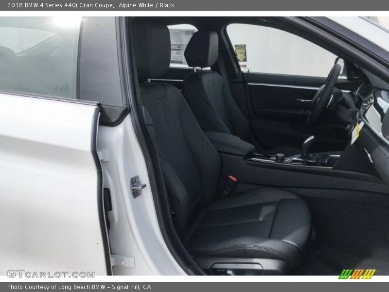 Alpine White / Black 2018 BMW 4 Series 440i Gran Coupe
