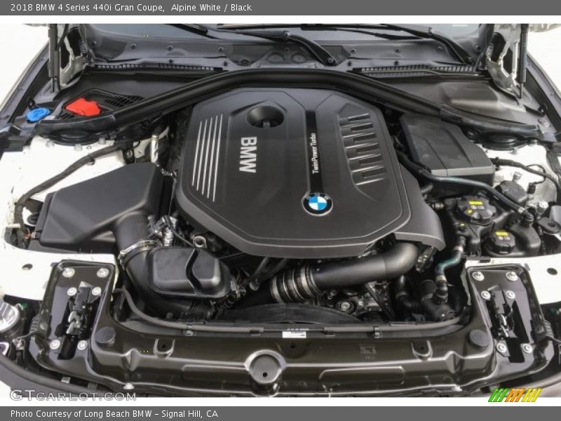 Alpine White / Black 2018 BMW 4 Series 440i Gran Coupe