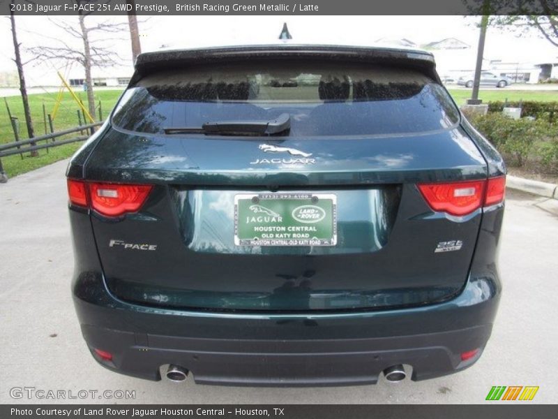British Racing Green Metallic / Latte 2018 Jaguar F-PACE 25t AWD Prestige