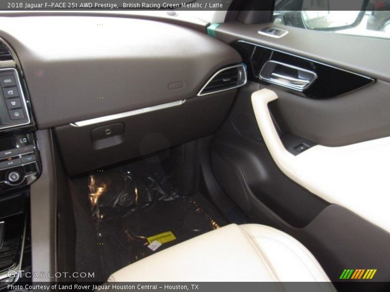 British Racing Green Metallic / Latte 2018 Jaguar F-PACE 25t AWD Prestige