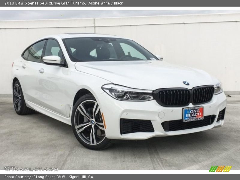 Alpine White / Black 2018 BMW 6 Series 640i xDrive Gran Turismo