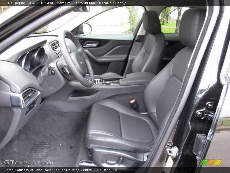 Santorini Black Metallic / Ebony 2018 Jaguar F-PACE 30t AWD Premium