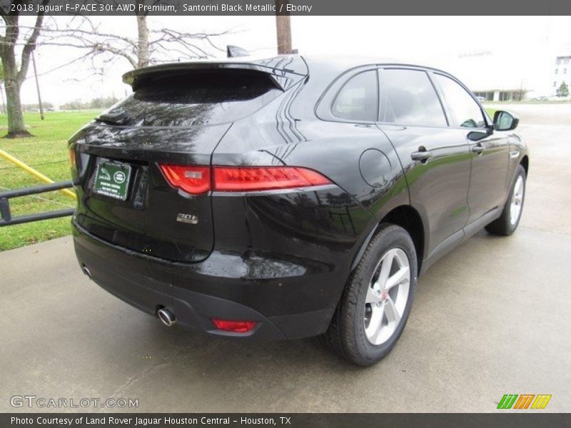 Santorini Black Metallic / Ebony 2018 Jaguar F-PACE 30t AWD Premium