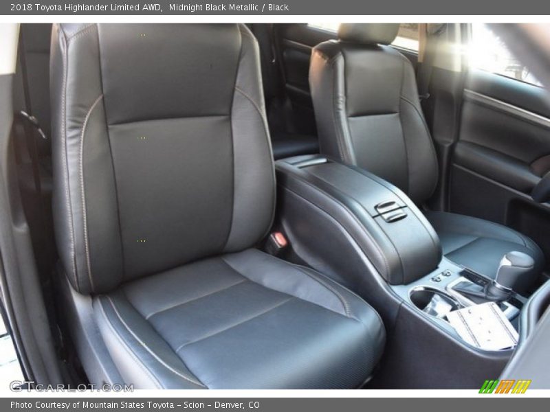 Midnight Black Metallic / Black 2018 Toyota Highlander Limited AWD