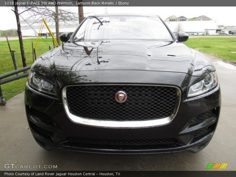 Santorini Black Metallic / Ebony 2018 Jaguar F-PACE 30t AWD Premium