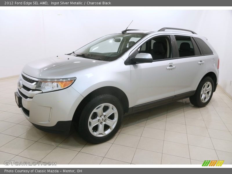 Ingot Silver Metallic / Charcoal Black 2012 Ford Edge SEL AWD