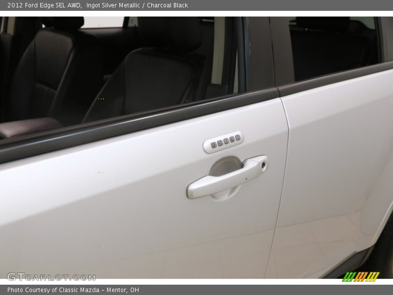 Ingot Silver Metallic / Charcoal Black 2012 Ford Edge SEL AWD