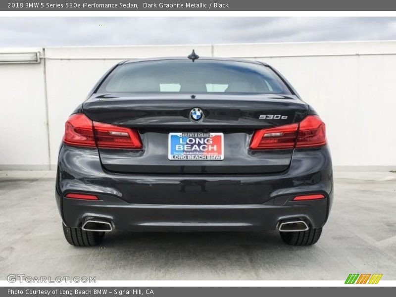 Dark Graphite Metallic / Black 2018 BMW 5 Series 530e iPerfomance Sedan