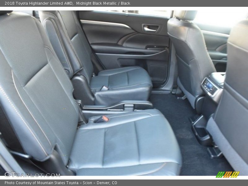 Midnight Black Metallic / Black 2018 Toyota Highlander Limited AWD