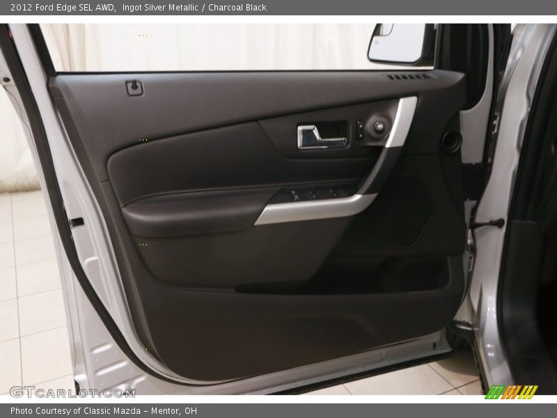 Ingot Silver Metallic / Charcoal Black 2012 Ford Edge SEL AWD